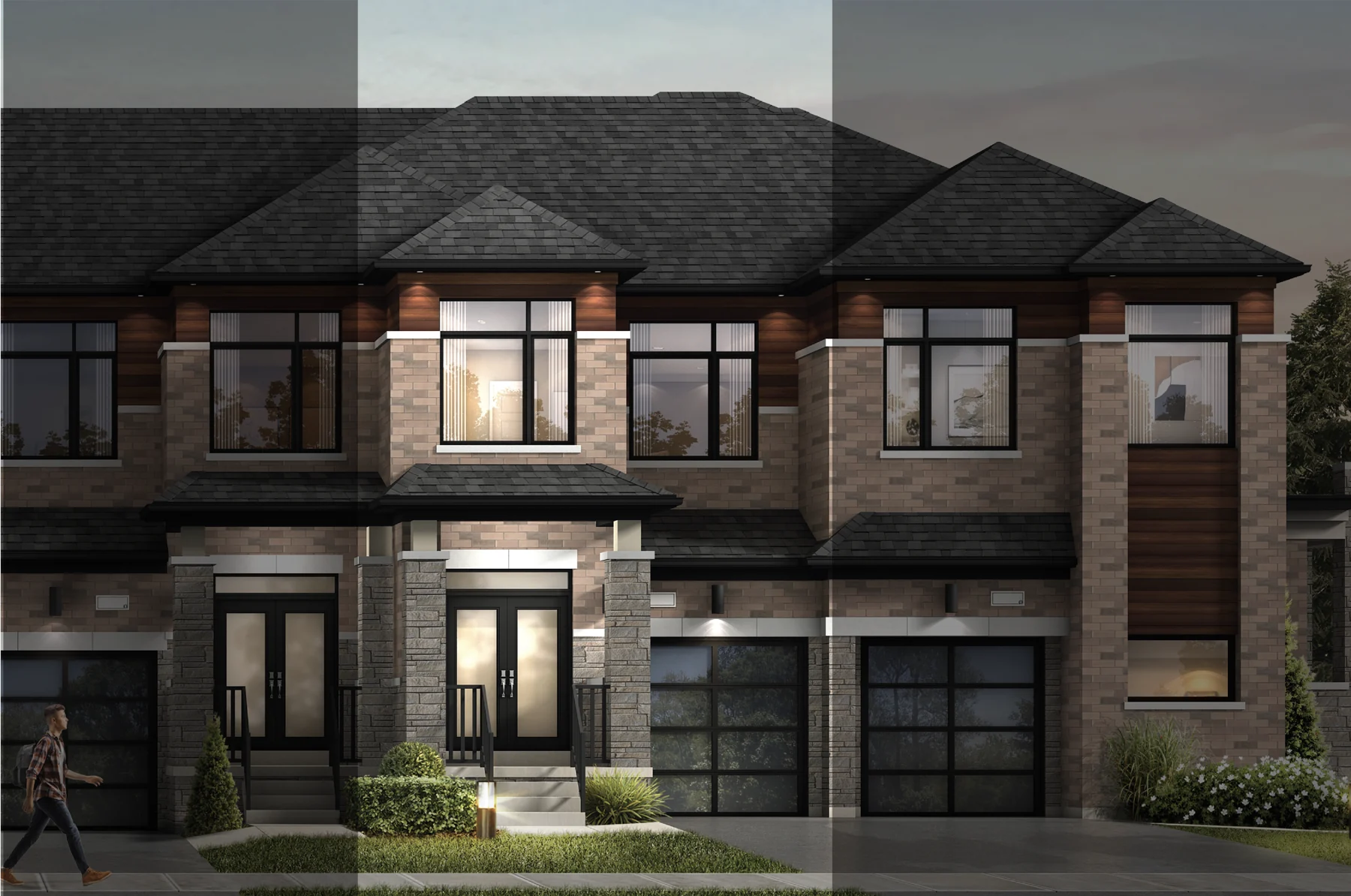 Artist’s concept of The Elm elevation C at MODO