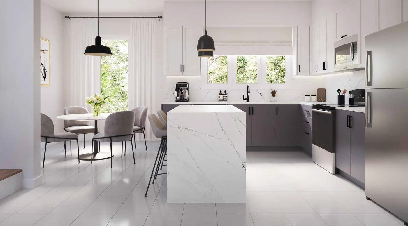Kitchen artist concept from Townhomes of Little Rouge brochure