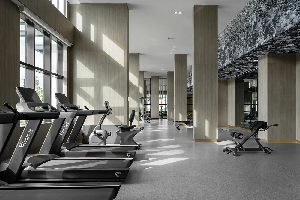 Fitness centre at Distrikt Trailside West