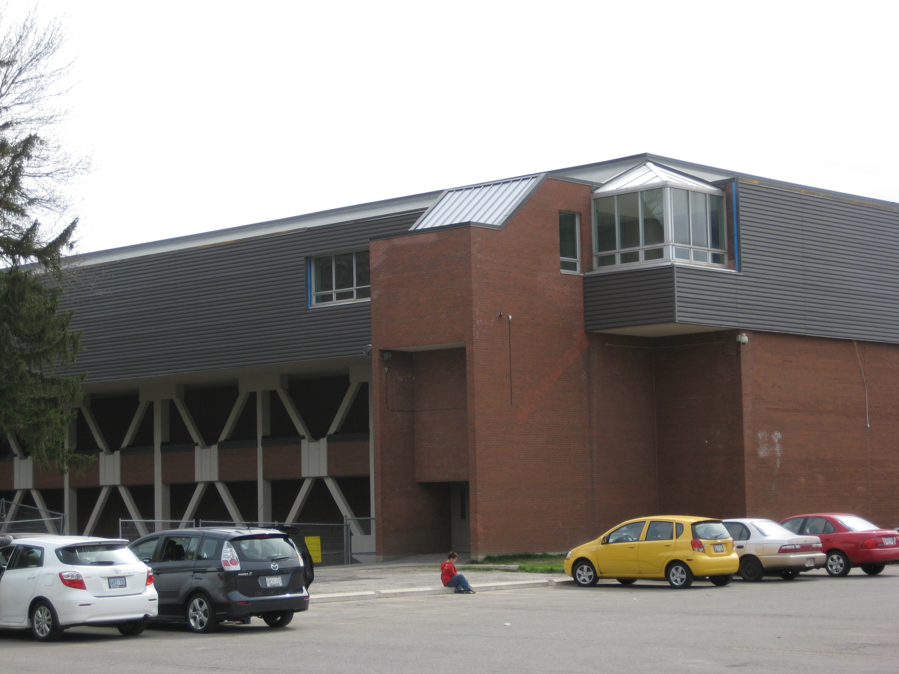 Archival exterior of the former Don Bosco campus designated as Bishop Allen’s temporary site