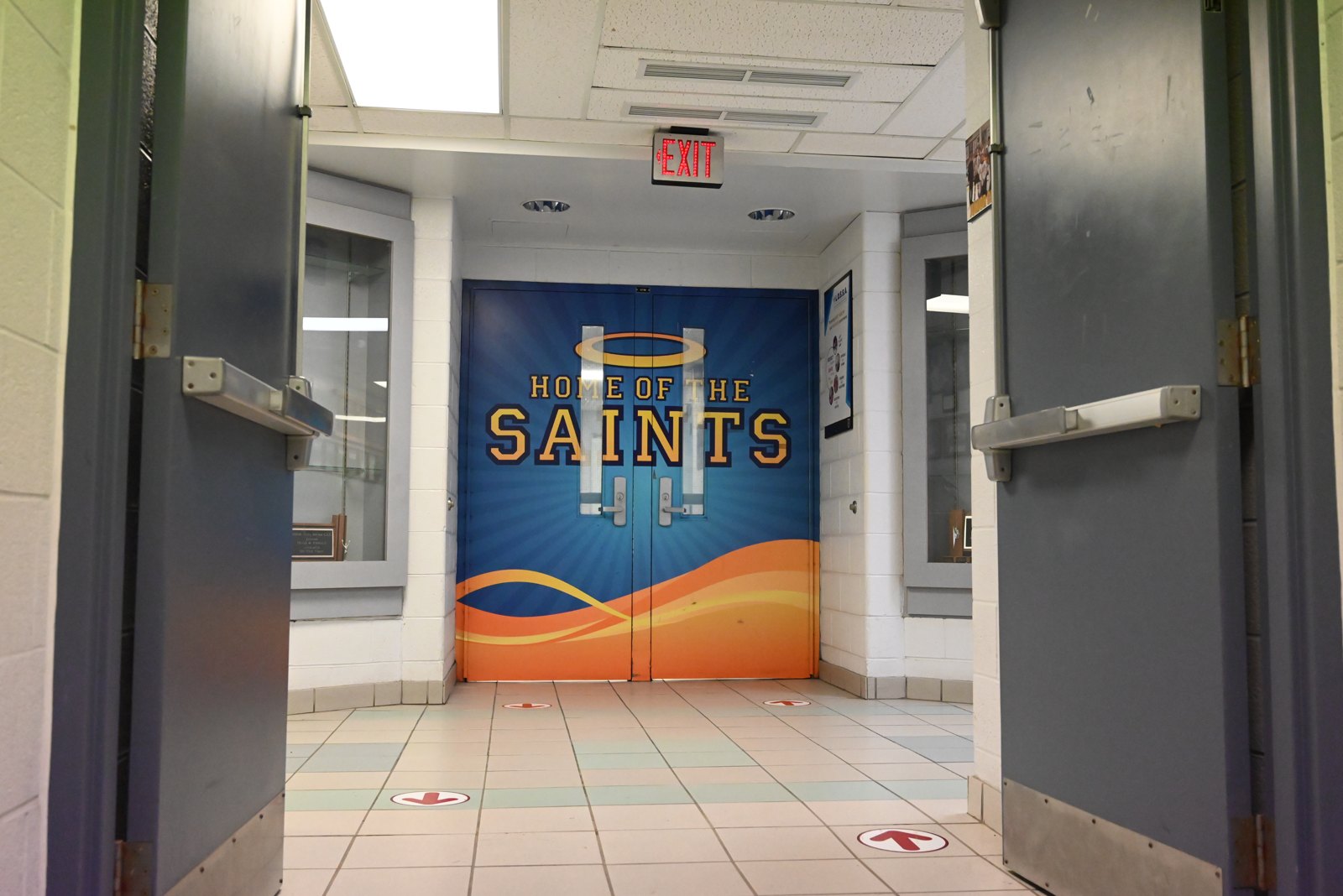 Monsignor Paul Dwyer Catholic High School Hall of Saints hallway, Oshawa