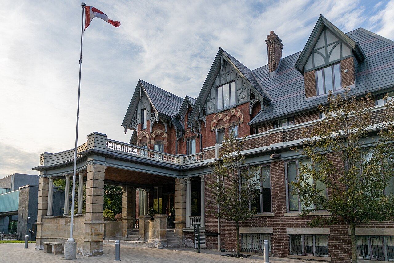 Archival exterior of Branksome Hall in Toronto
