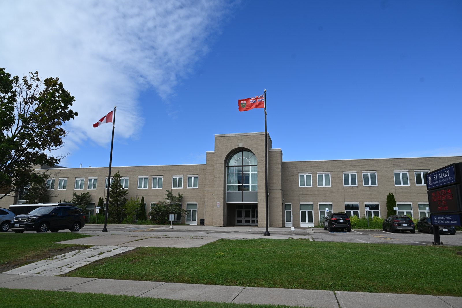 St. Mary Catholic Secondary School exterior, Pickering