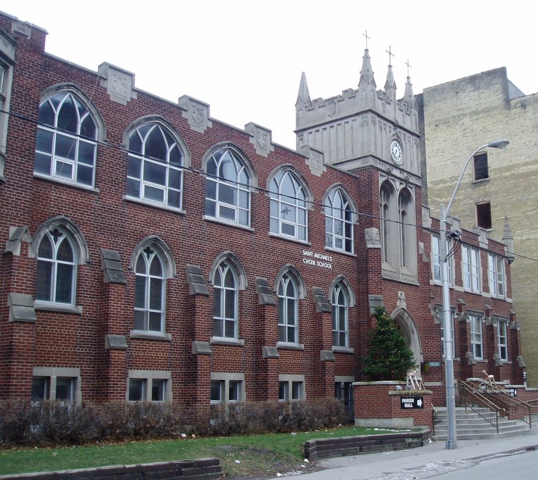 Archival exterior of St. Michael’s Choir School