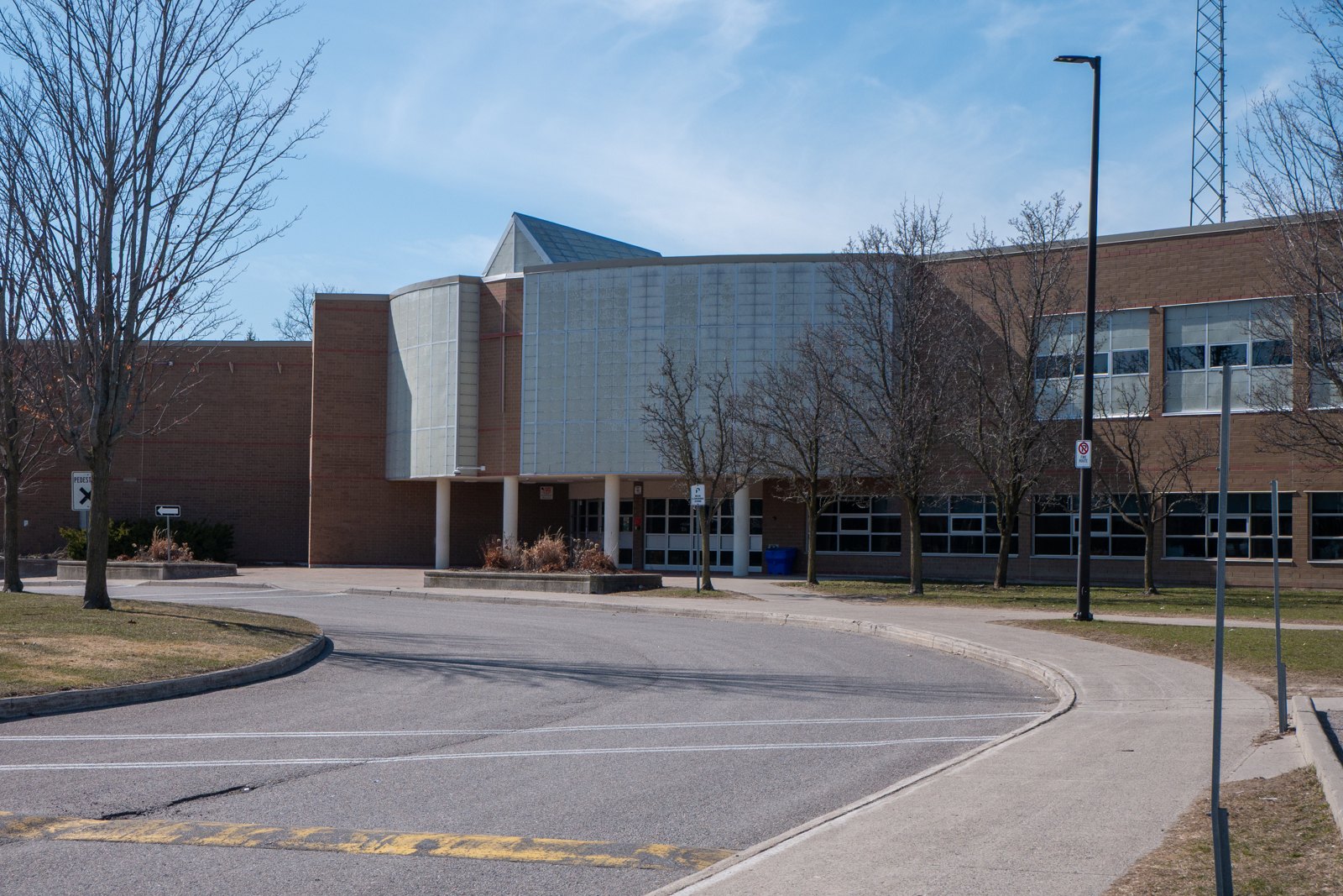 St. Stephen Catholic Secondary School exterior, Bowmanville